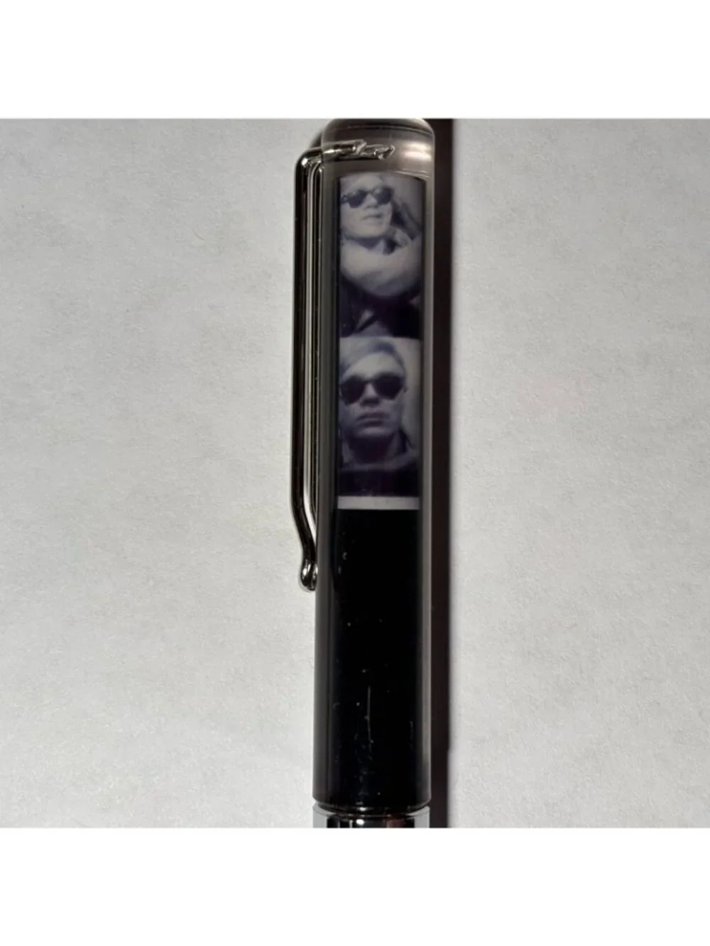 Andy Warhol Floaty Pen 15 Minutes Eternal Fame Black and White Photos Artist Art